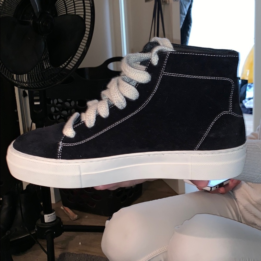 Helmut Lang Suede Sneakers